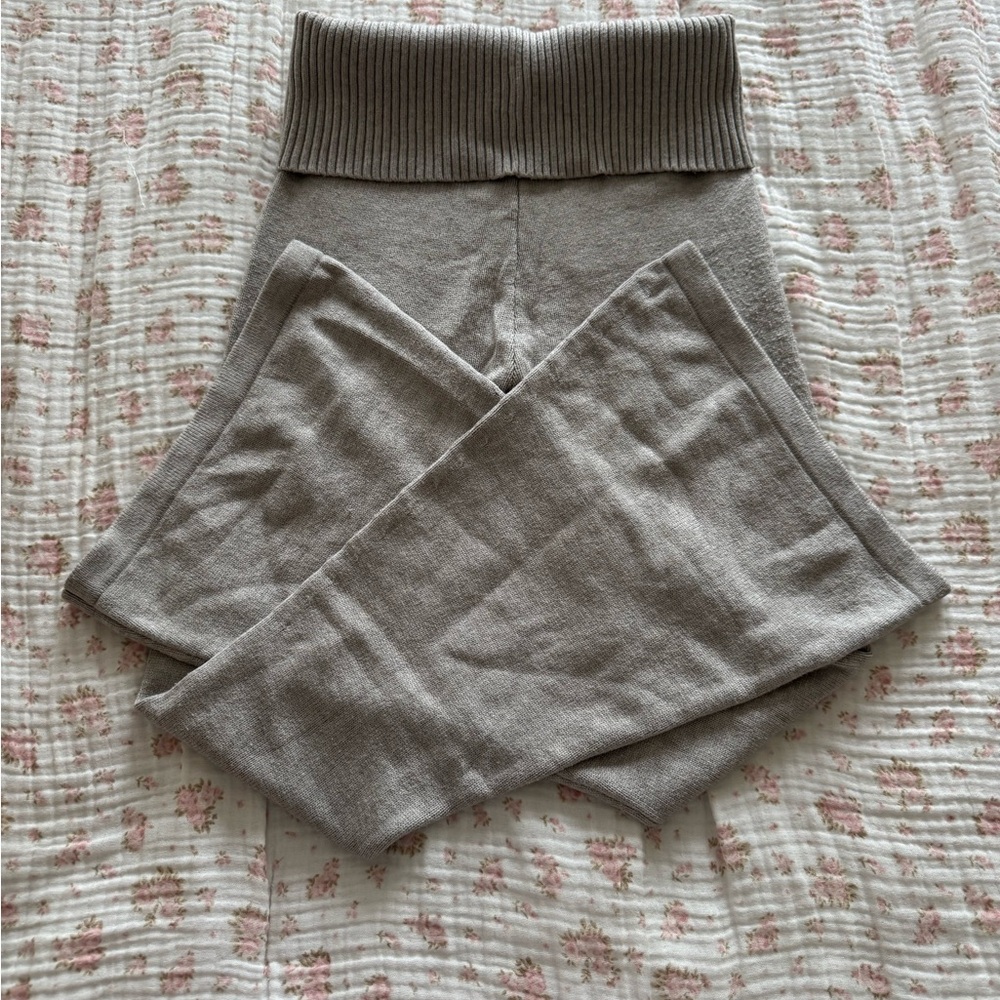 Desiree Knitted Low Rise Fold Over Pant